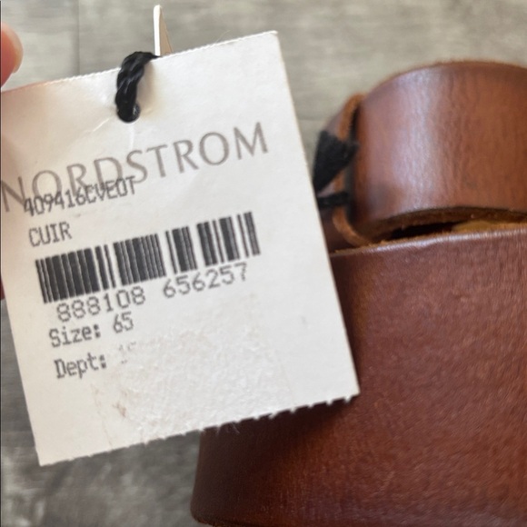 Gucci Marmont Wide Cognac Leather Brown Belt with Gold GG Emblem main image 6